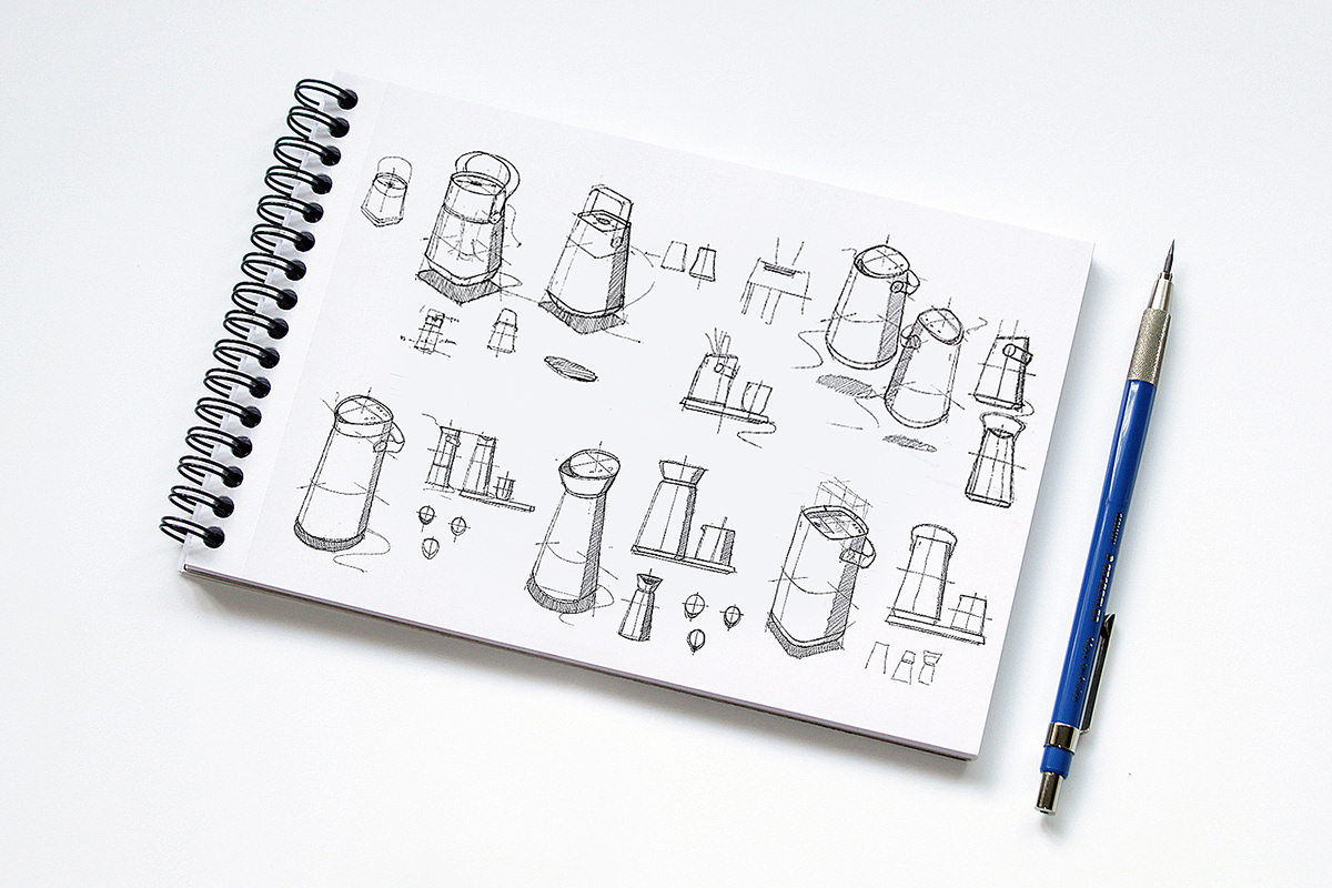 Humidifier，product design，concise，ceramics，