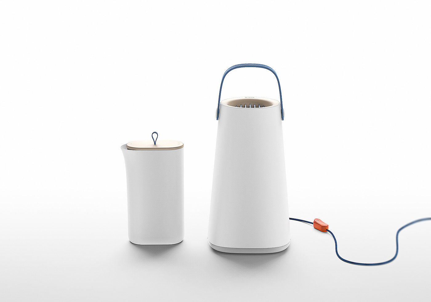 Humidifier，product design，concise，ceramics，