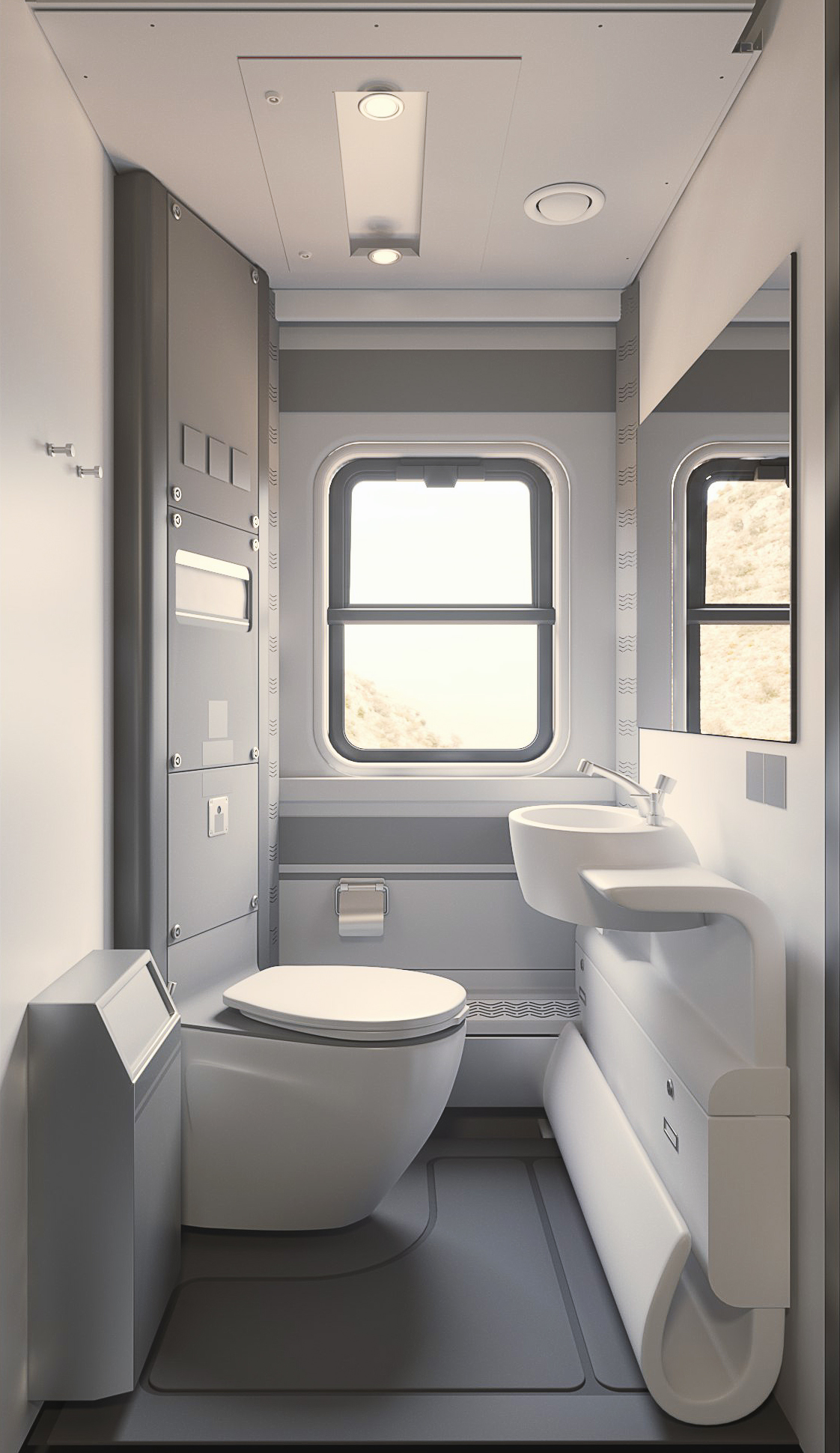 Train interior visualisation - 普象网