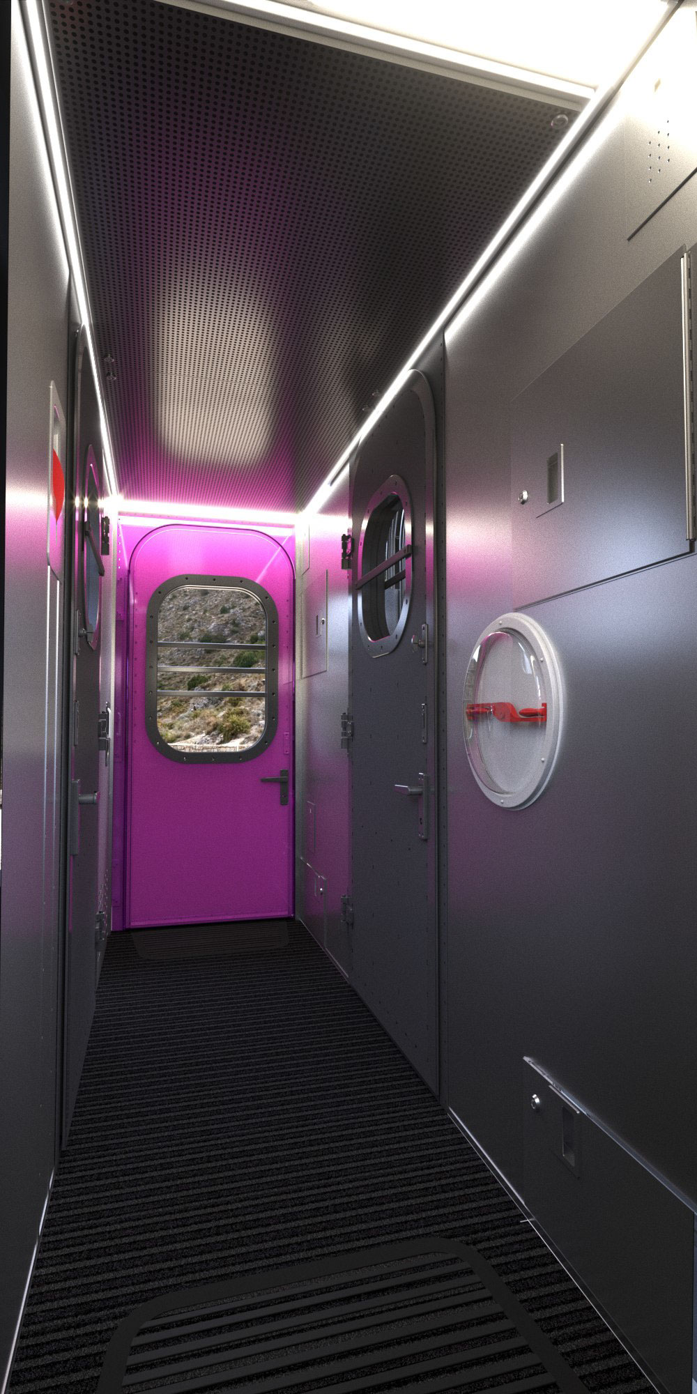 Train interior visualisation - 普象网
