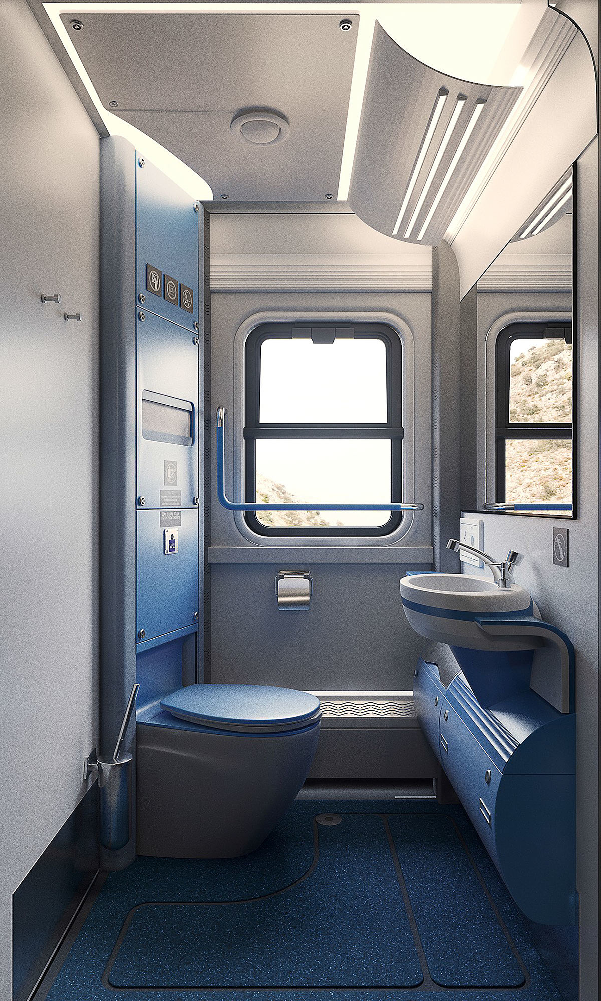 Train interior visualisation - 普象网