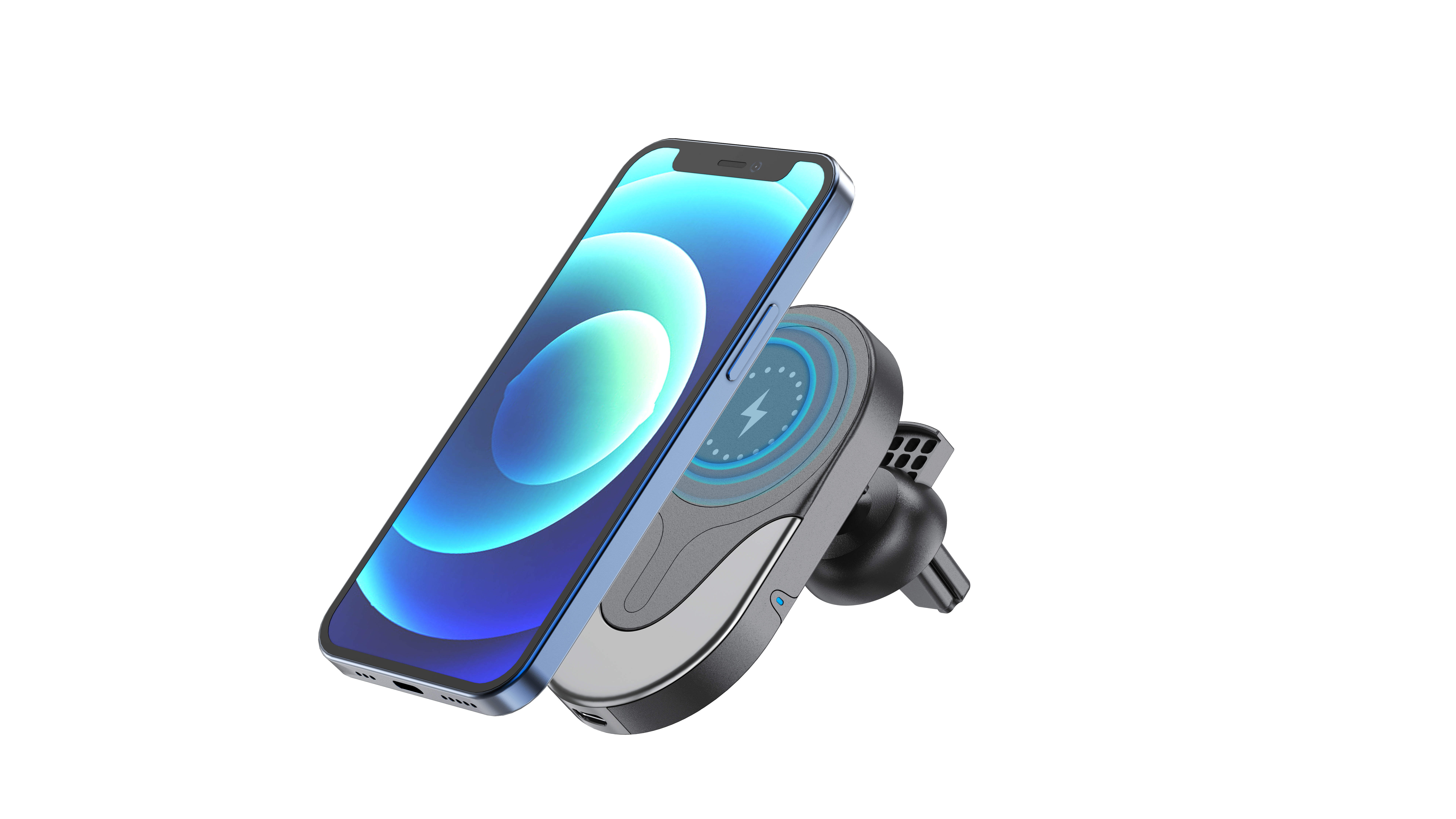 Magnetic suction wireless charging，