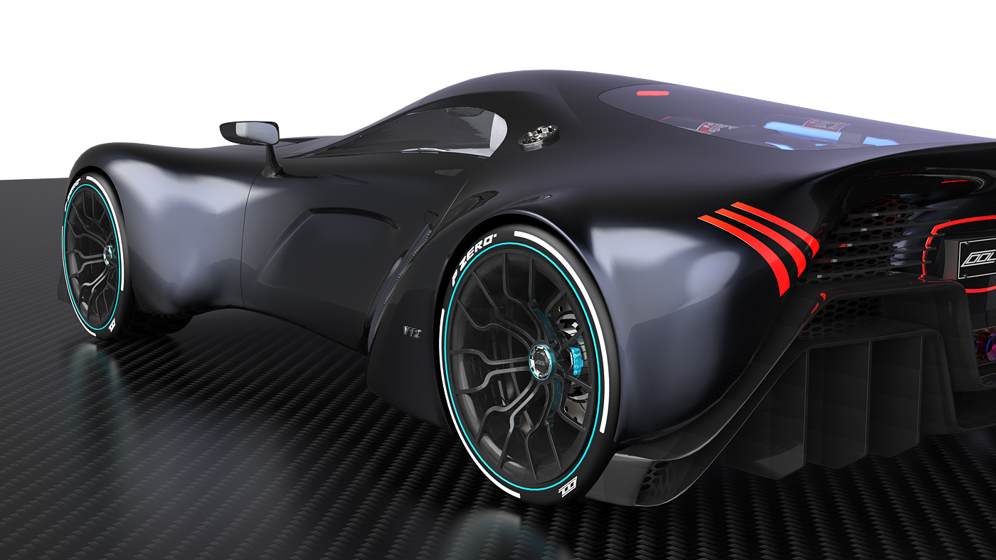 Sports car，automobile，GT sports car，Super run，Scissor doors，Wide body，Automobile design，