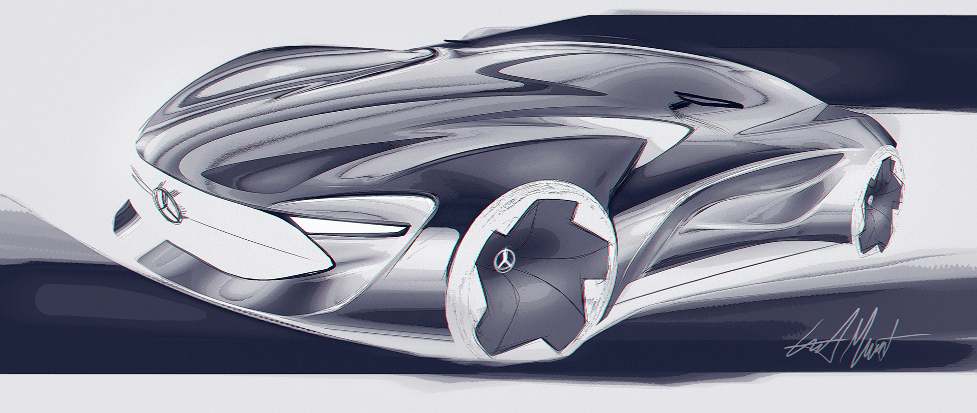 Hand drawn car，sample reels，Hand drawn，