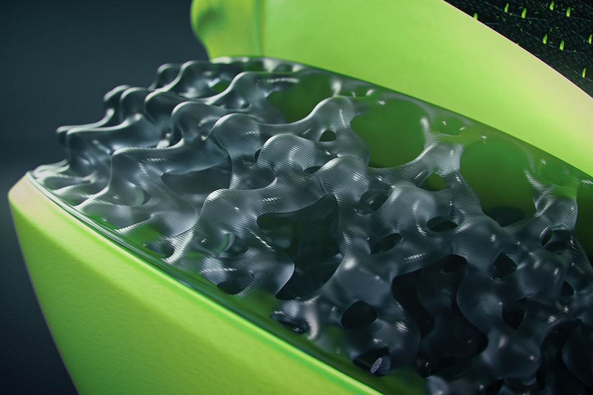 3D modeling，UV mapping，Render，Adidas，Running shoes，