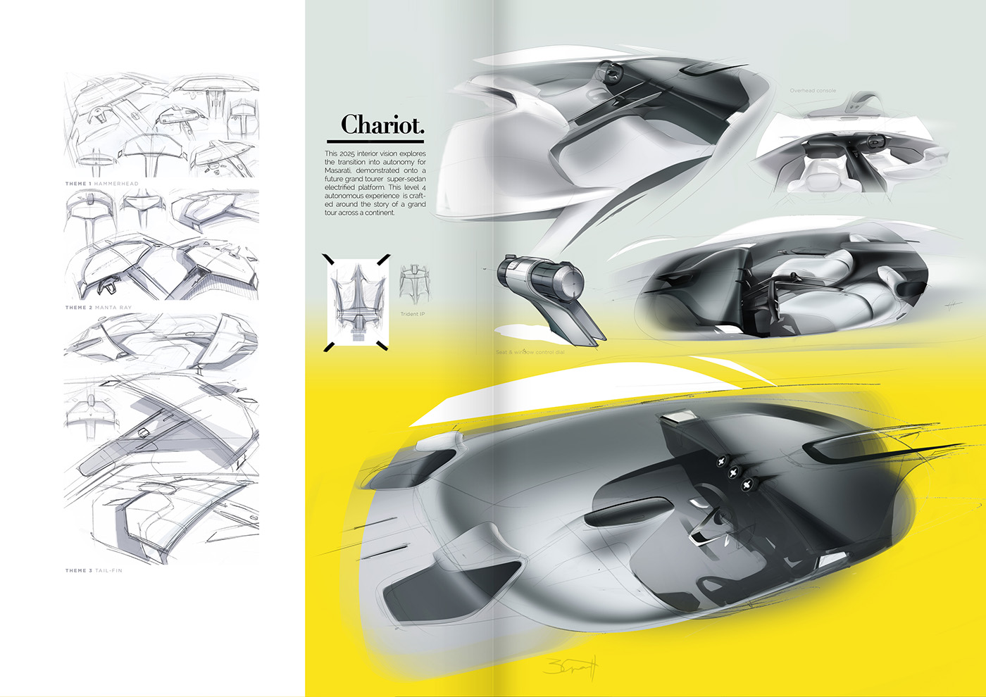 inside，concept，Grandchariot，maserati，vehicle，Automatic design，