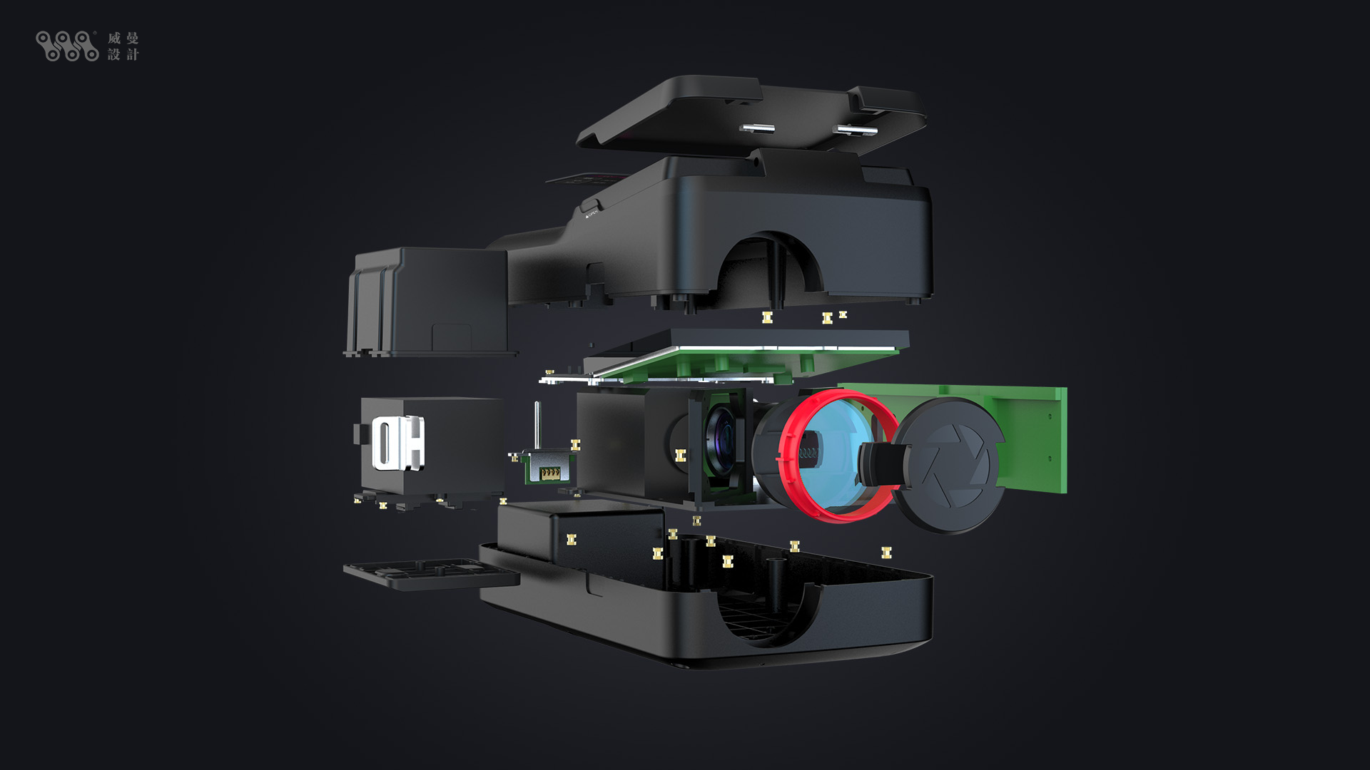 Camera appearance design，Internal structure optimization，