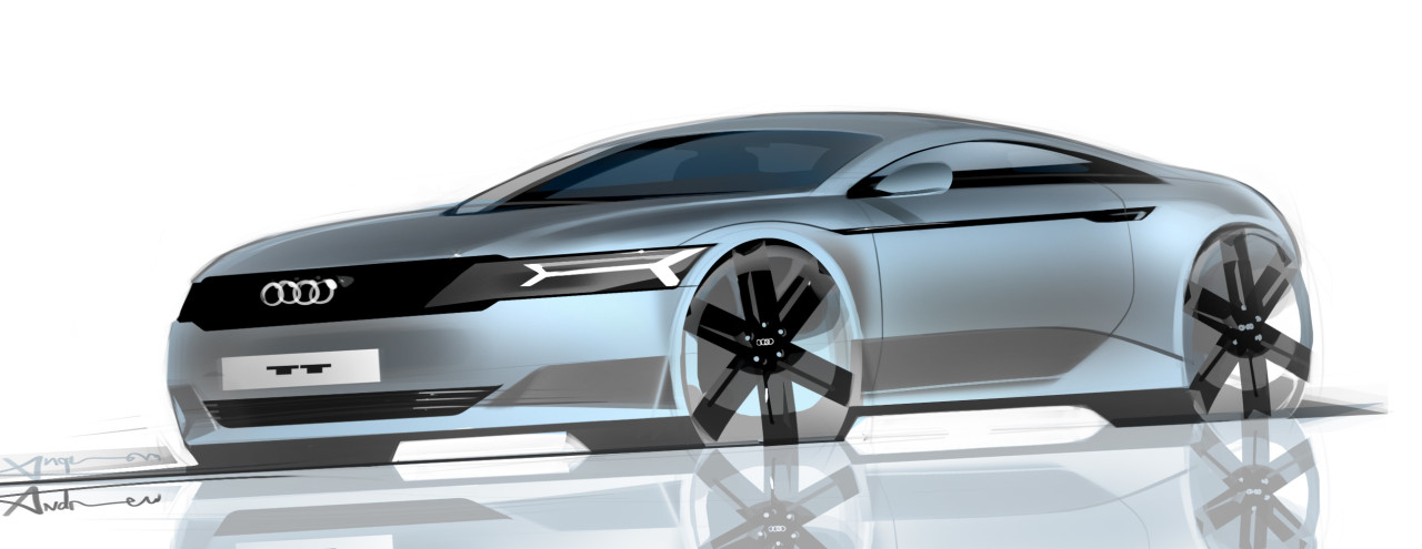 Hand drawn，Sports car，automobile，Benz，audi，