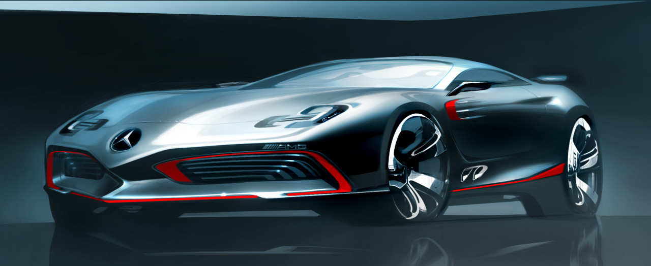 Hand drawn，Sports car，automobile，Benz，audi，