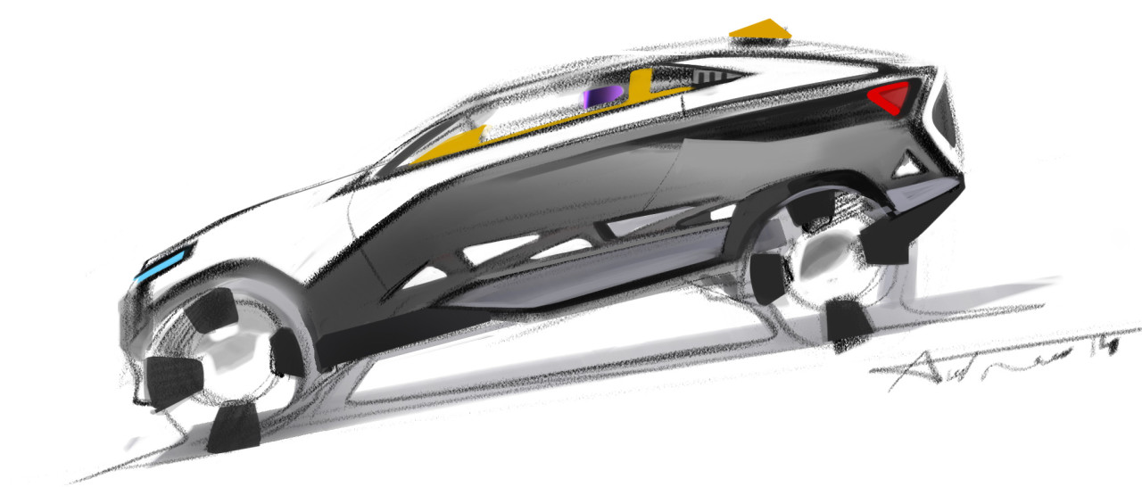 Hand drawn，Sports car，automobile，Benz，audi，