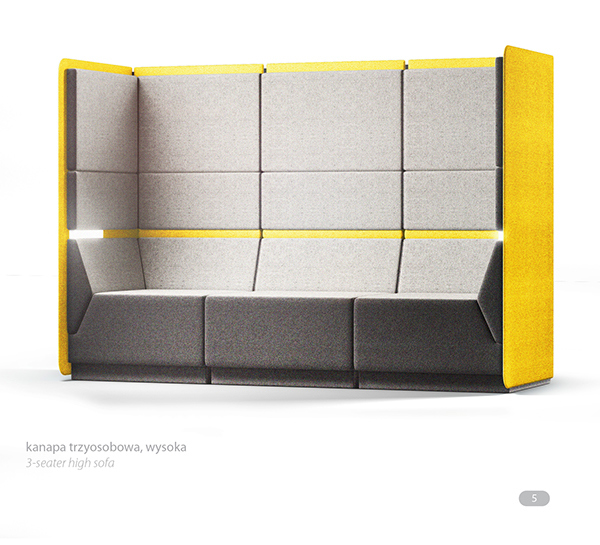 industrial design，to work in an office，furniture，Wood block，soft roll，