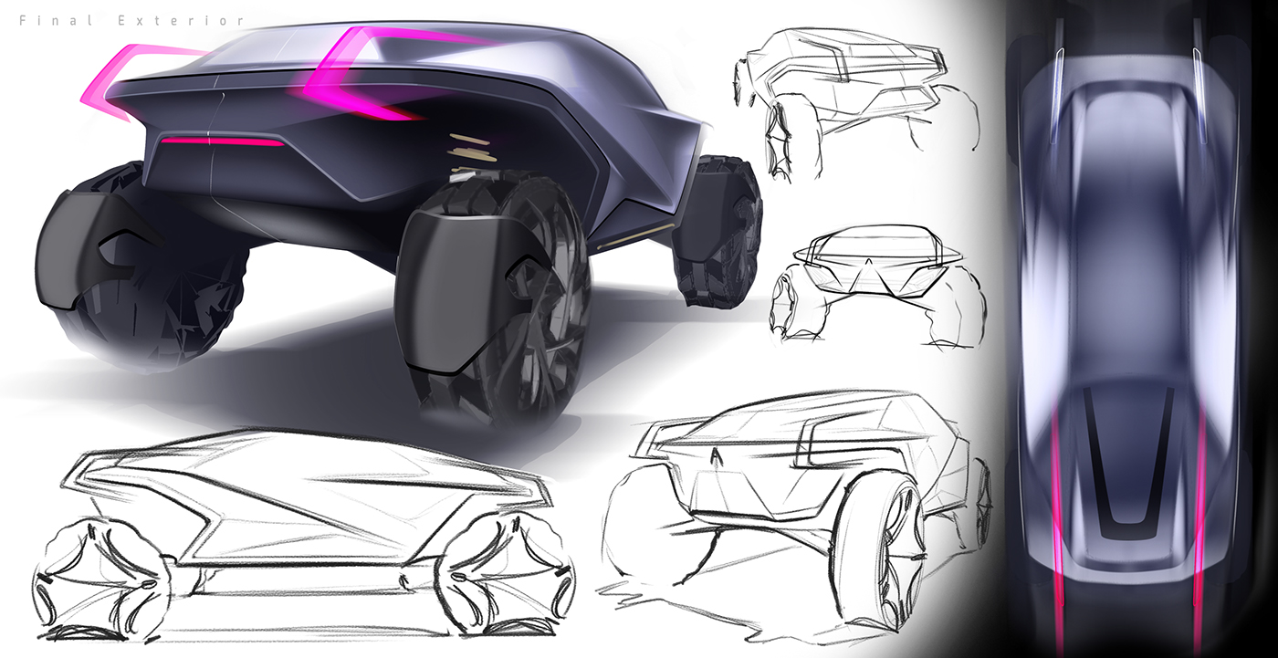 Concept car，Ubee ，cross-country，