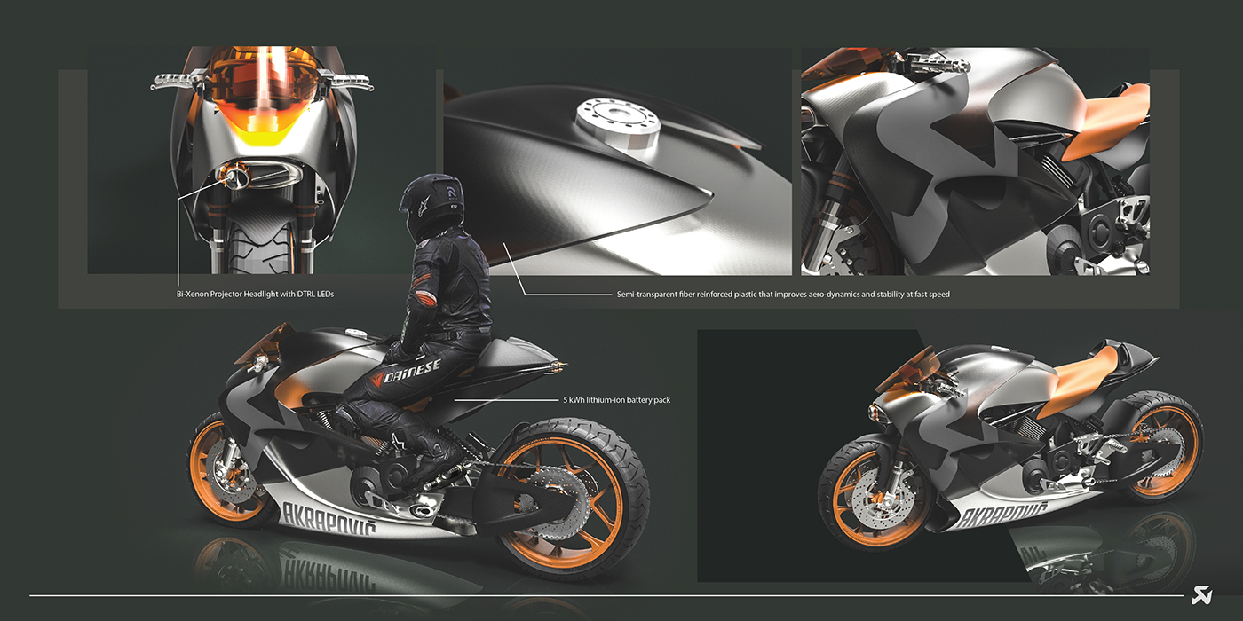 streamline，Ubee ，motorcycle，