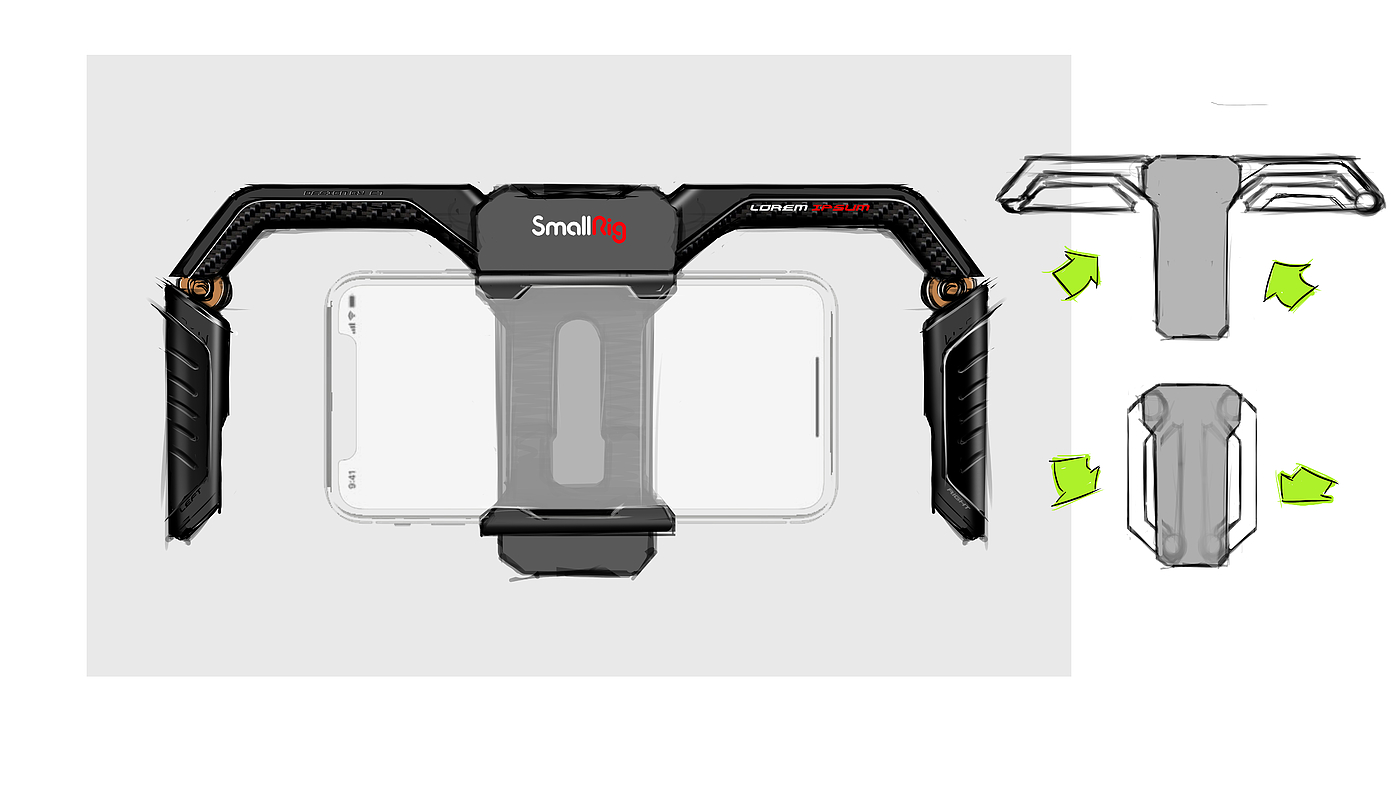 Mobile folding cage，Mobile phone folding expansion frame fold P10，