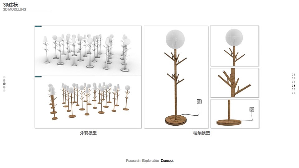 作品集，工业设计作品集，产品设计作品集，跑车，gt跑车，落地灯，衣帽架，自行车，