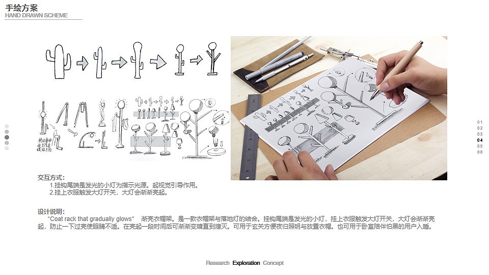 作品集，工业设计作品集，产品设计作品集，跑车，gt跑车，落地灯，衣帽架，自行车，