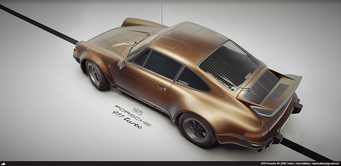 Porsche，classic，modelling，