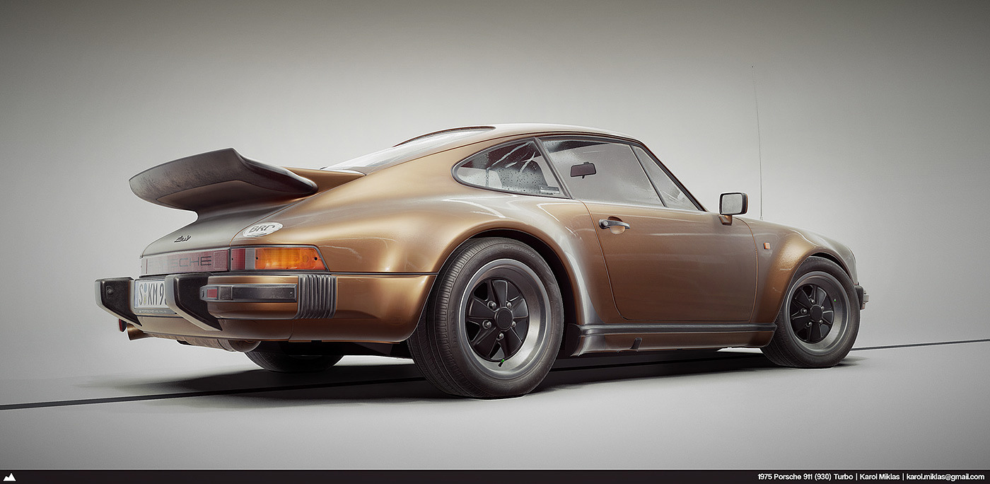 Porsche，classic，modelling，