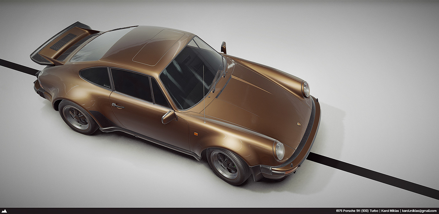 Porsche，classic，modelling，