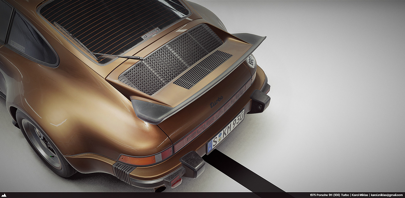 Porsche，classic，modelling，