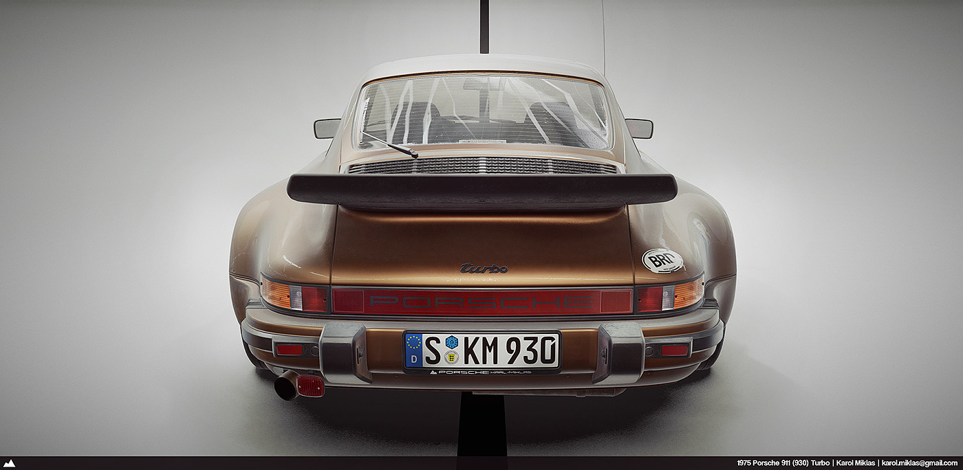 Porsche，classic，modelling，