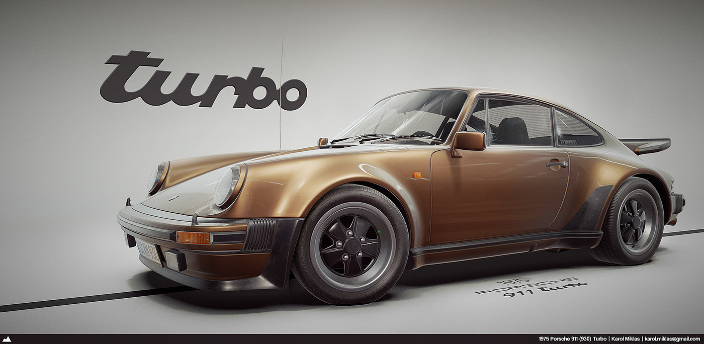 Porsche，classic，modelling，