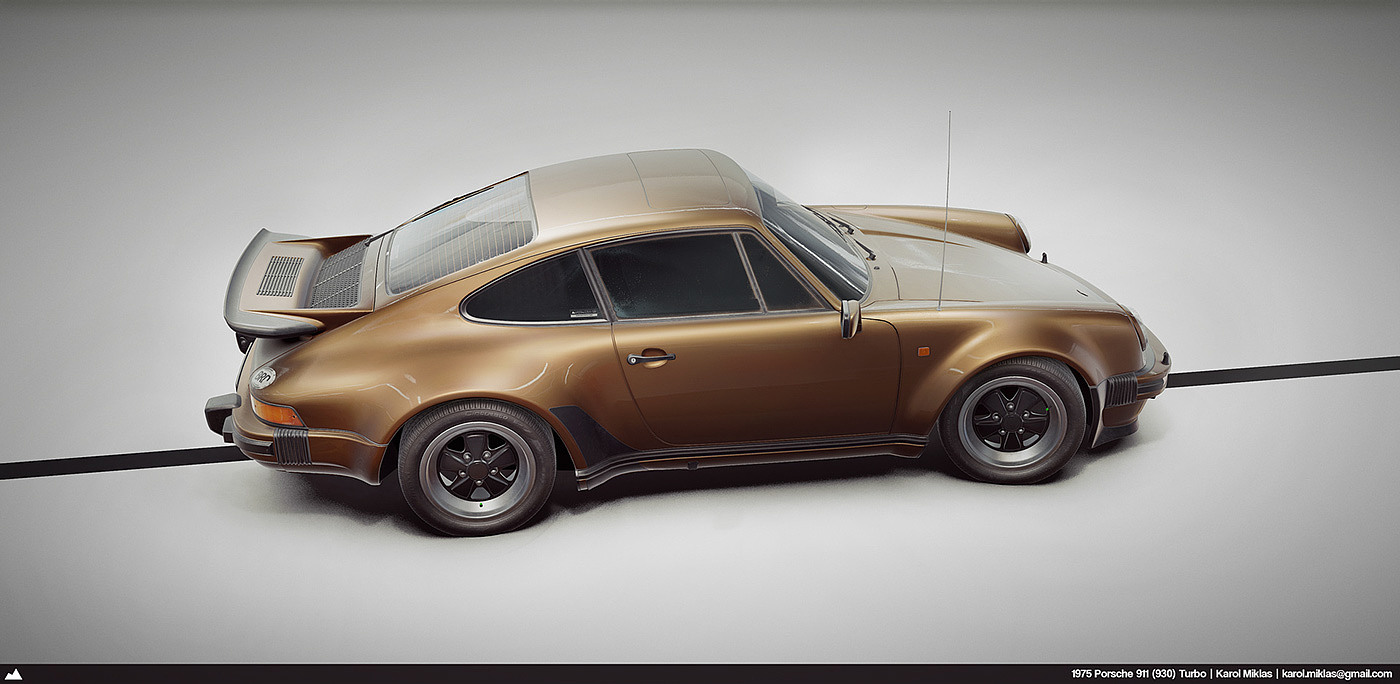 Porsche，classic，modelling，