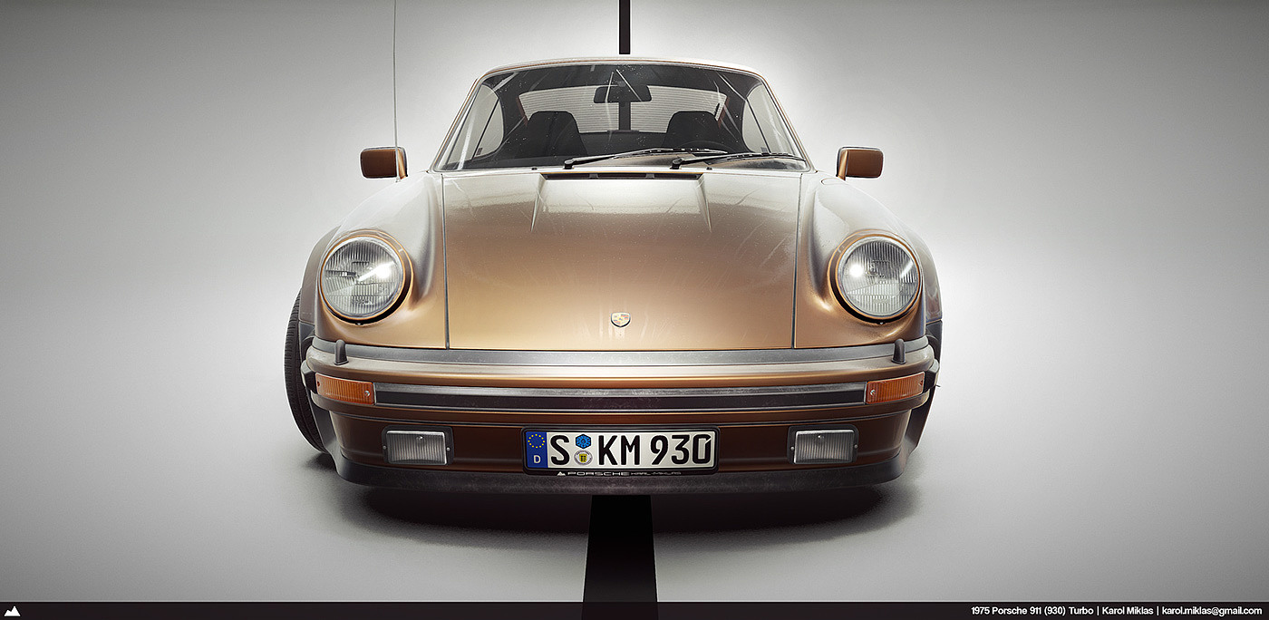 Porsche，classic，modelling，