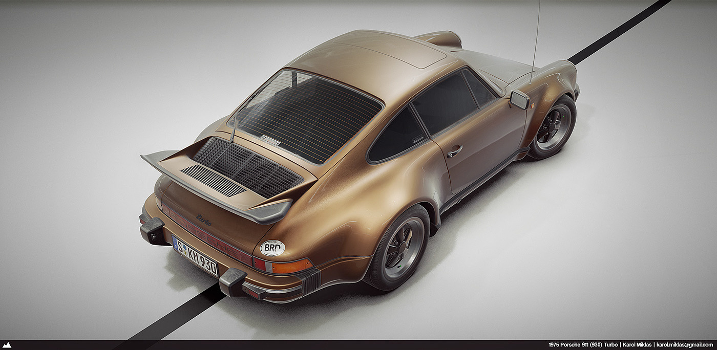 Porsche，classic，modelling，