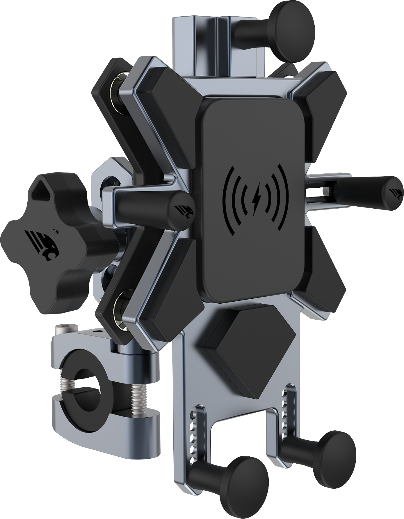 Motorcycle rider，Mobile phone bracket，locomotive，cross-country，shock absorption，magnetic suspension，