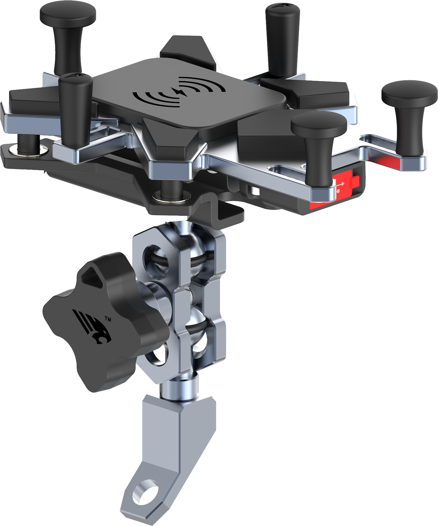 Motorcycle rider，Mobile phone bracket，locomotive，cross-country，shock absorption，magnetic suspension，