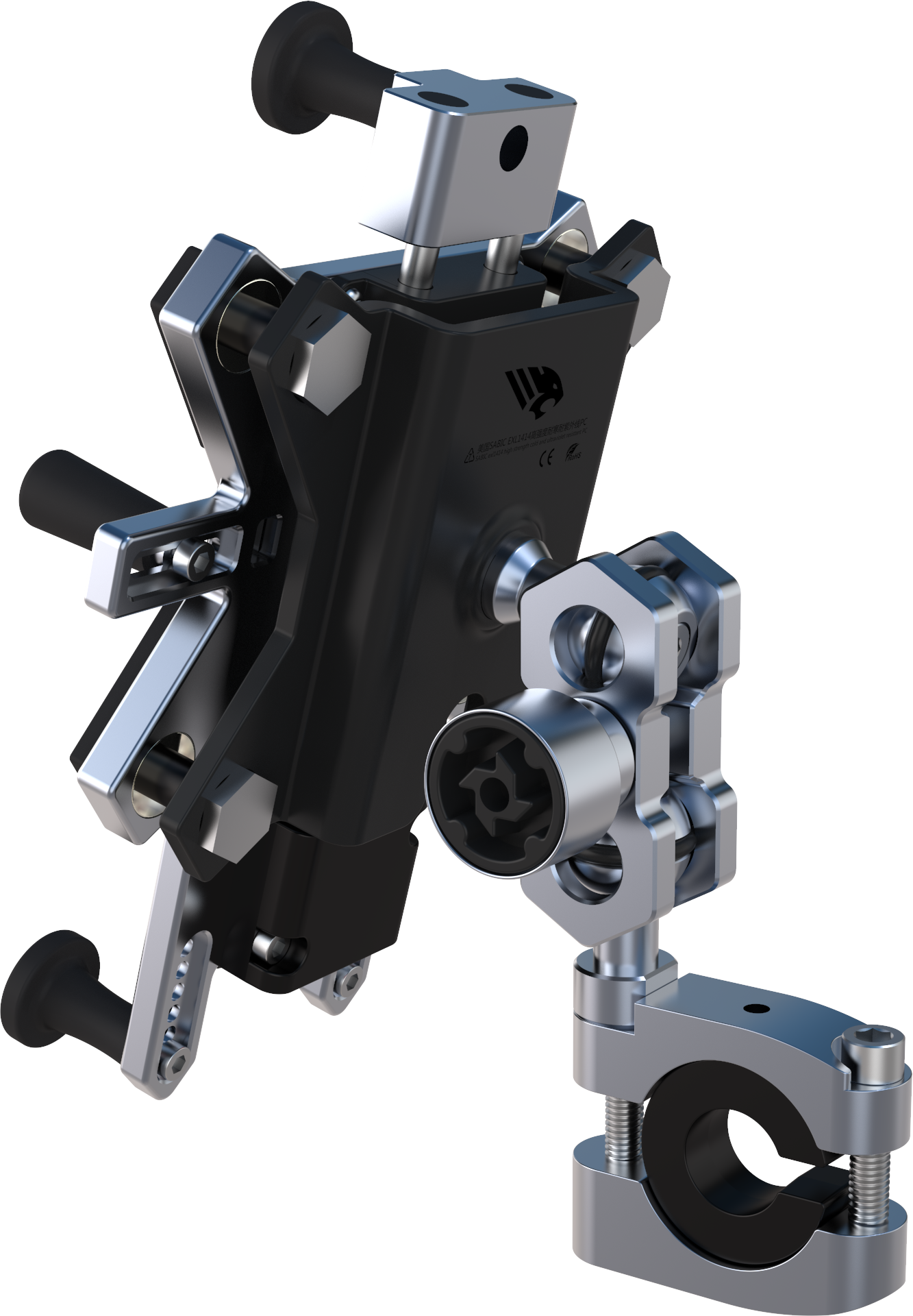 Motorcycle rider，Mobile phone bracket，locomotive，cross-country，shock absorption，magnetic suspension，