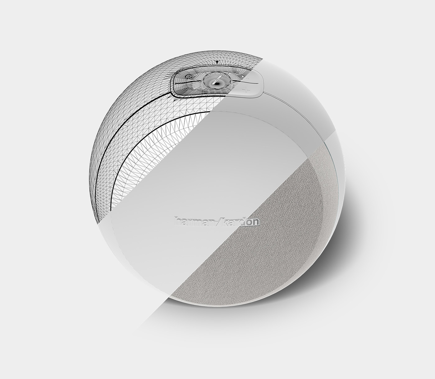 loudspeaker box，harman kardon ，design sketch，
