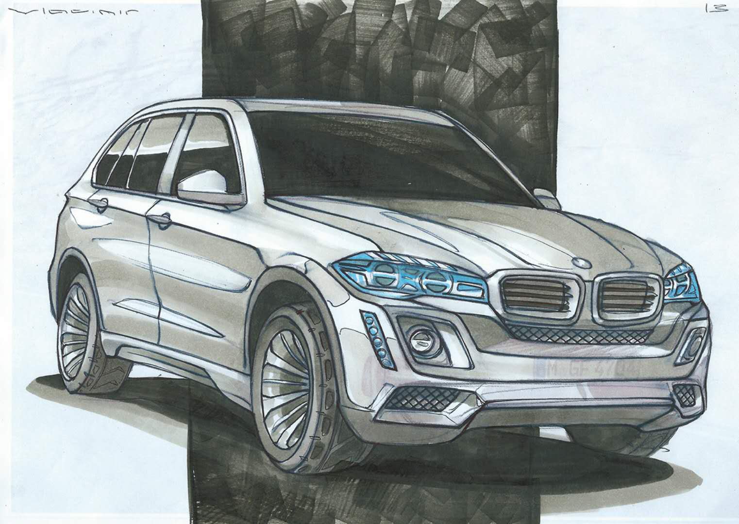 automobile，Hand drawn，automation，