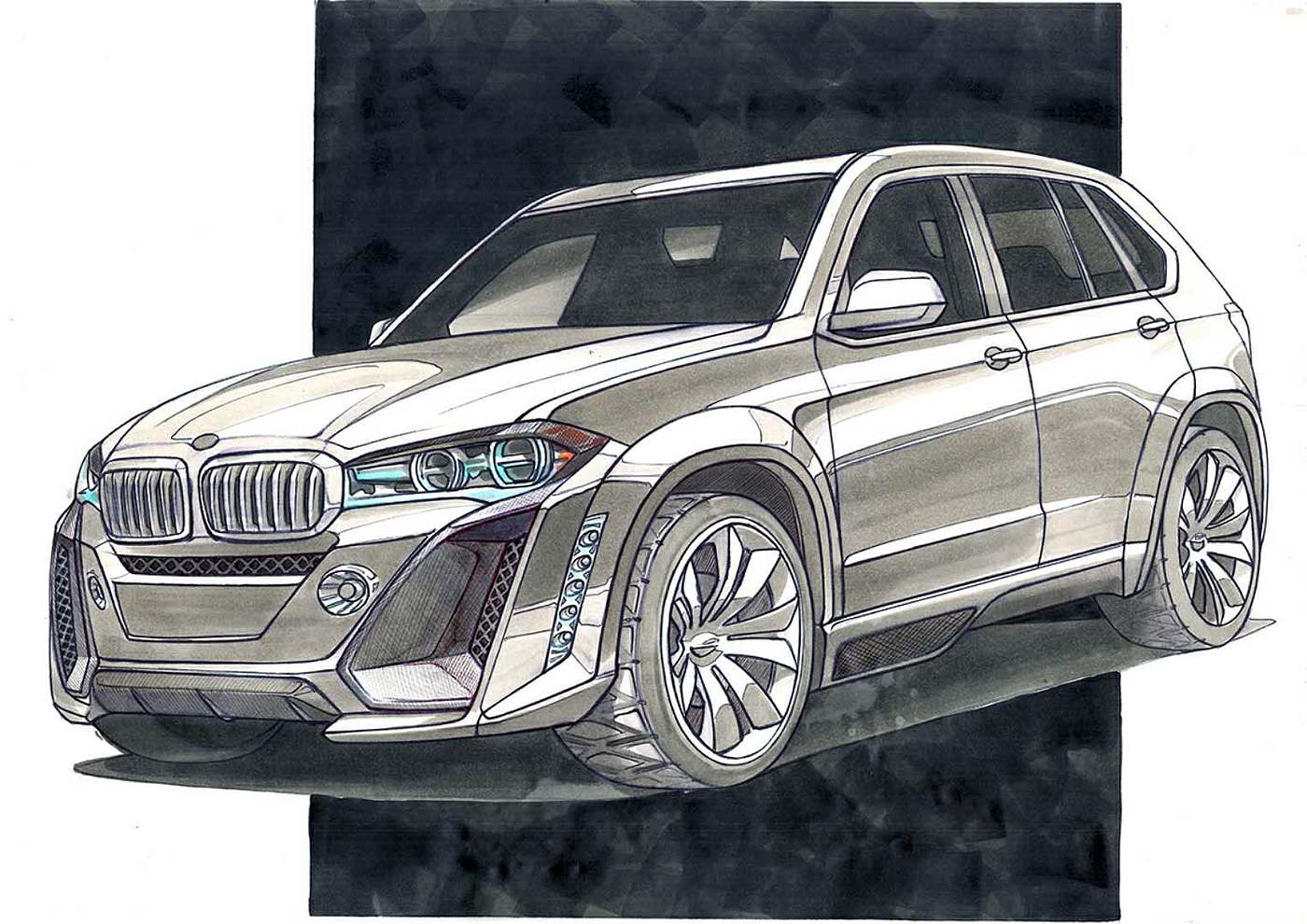 automobile，Hand drawn，automation，