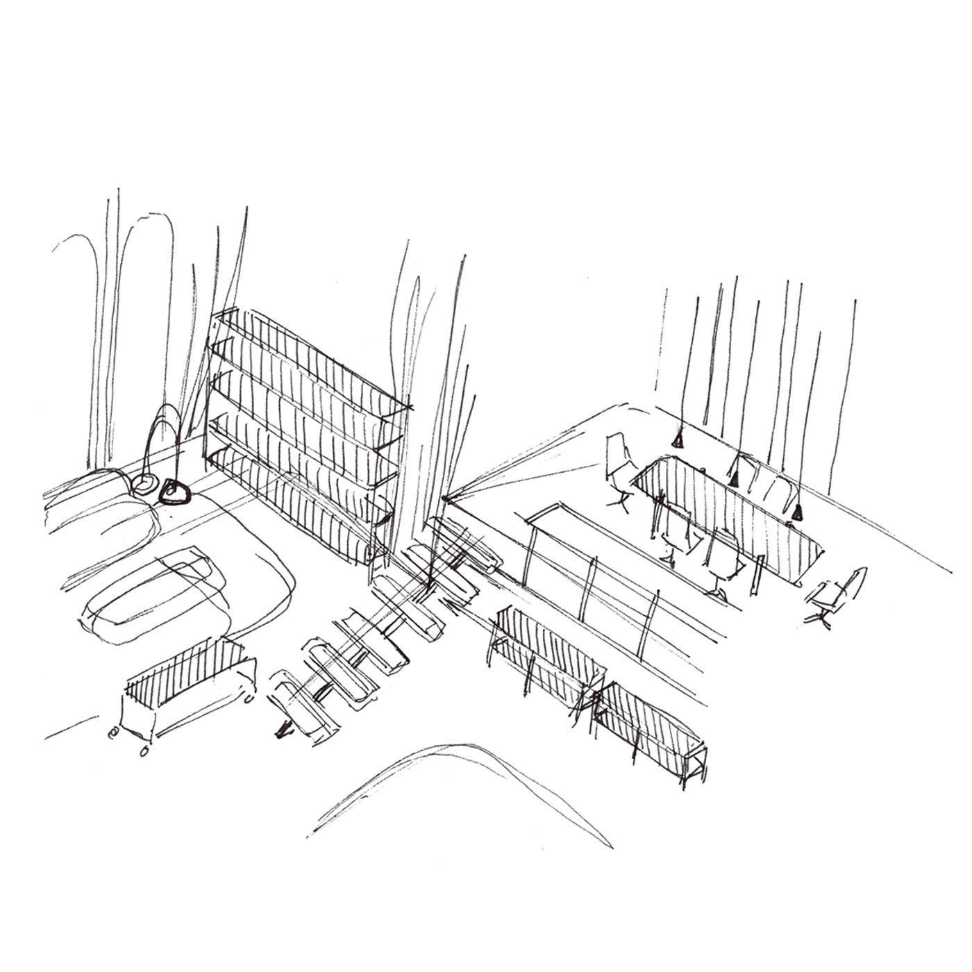 Art Space，Interior design，simple style ，Renders，Studio design，