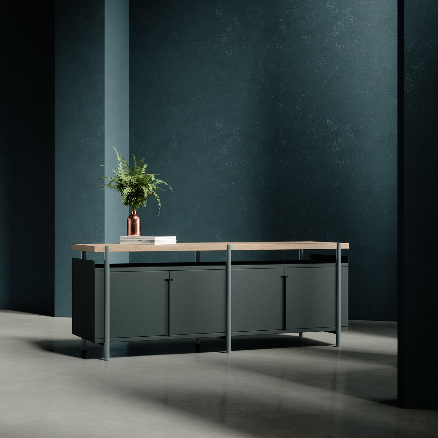 Art Space，Interior design，simple style ，Renders，Studio design，