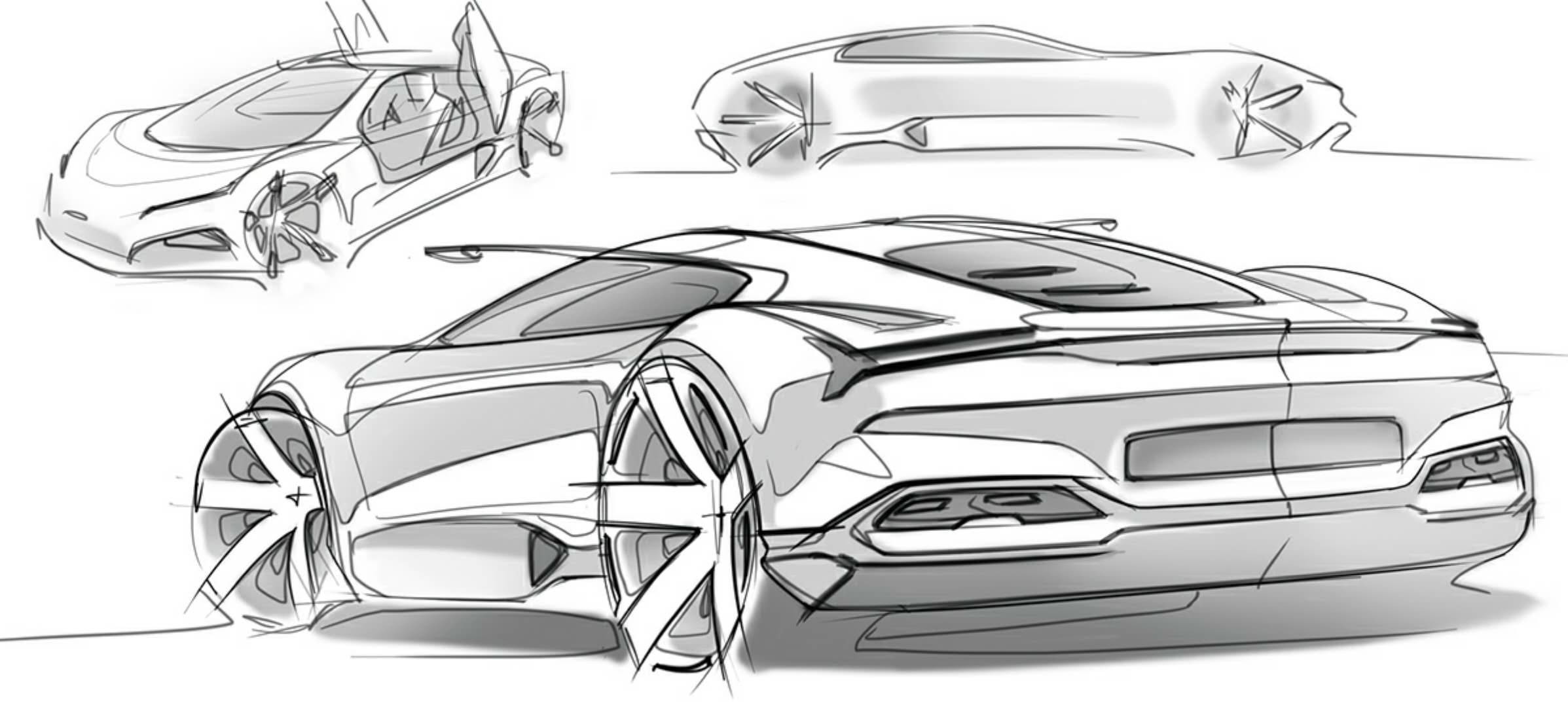 automobile，Hand drawn，automation，