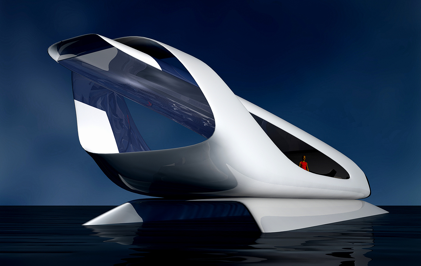 ship，Shark element，shark，conceptual design，