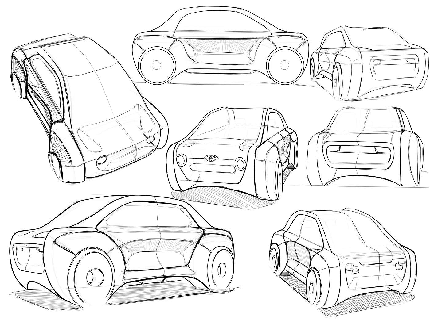 line，concept，toyota，