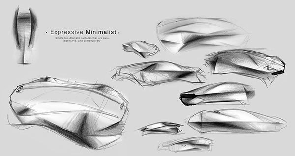 Super，Automobile design，sketch，Graduation project，industrial design，