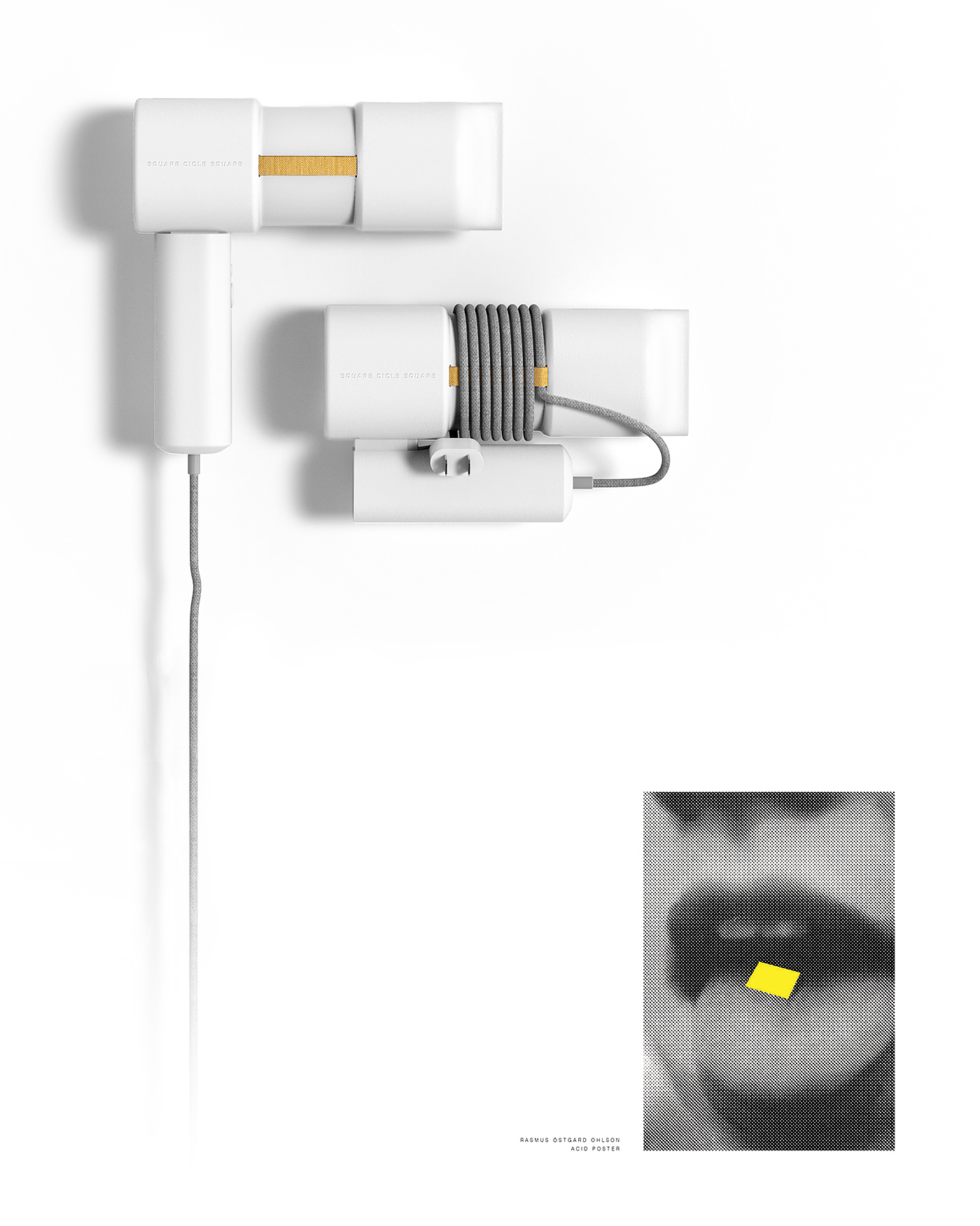 hair drier，white，Japanese ，
