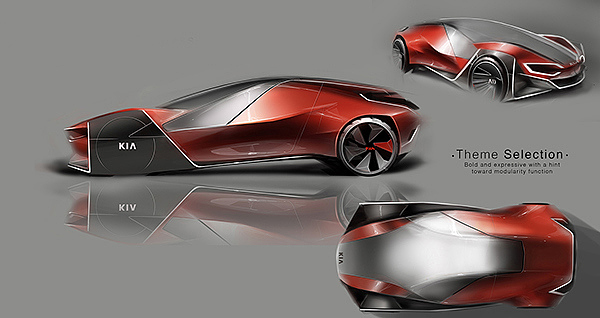 Super，Automobile design，sketch，Graduation project，industrial design，