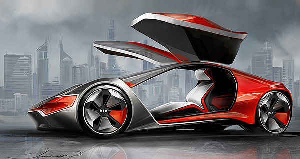 Super，Automobile design，sketch，Graduation project，industrial design，