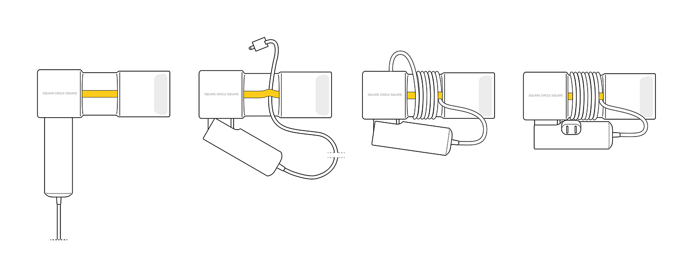 hair drier，SQUARE CIRCLE，Square circle，Receive，