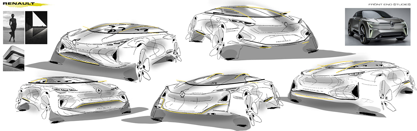 Dudu Beard，Reno rVSV á，Automobile design，Streamlined design，Renault Rvsvá，
