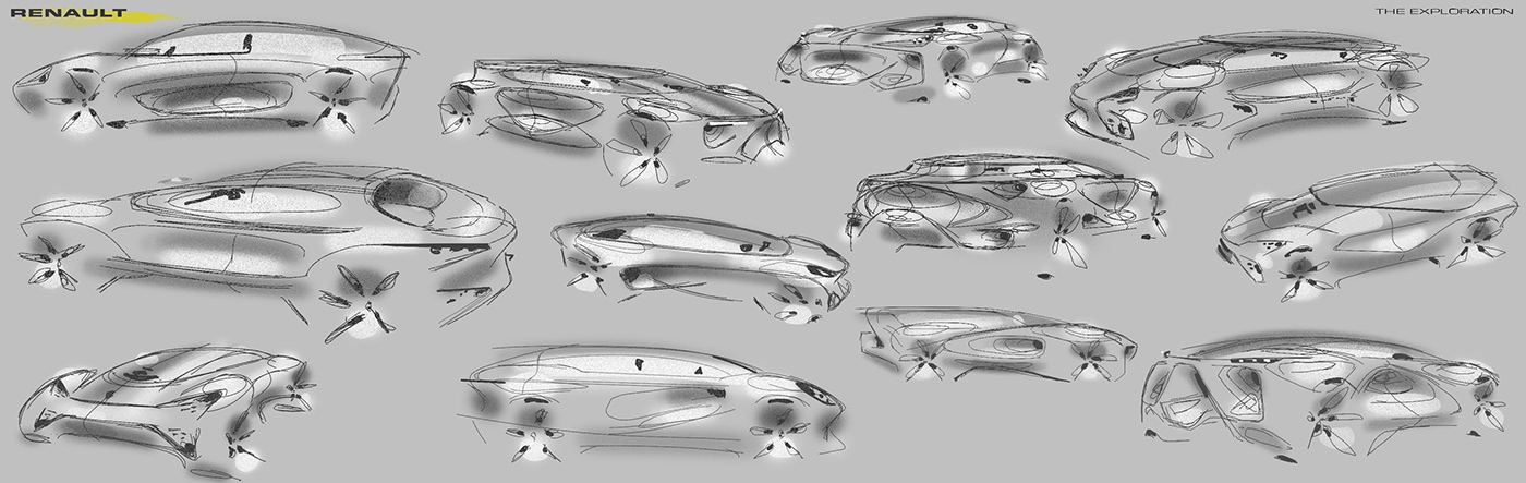 Dudu Beard，Reno rVSV á，Automobile design，Streamlined design，Renault Rvsvá，