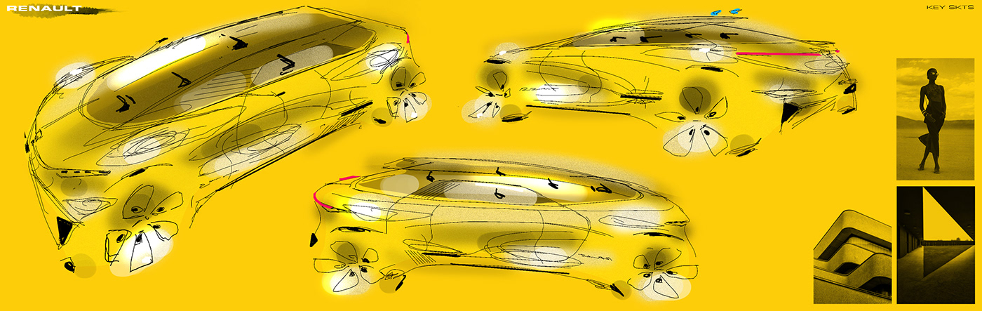 Dudu Beard，Reno rVSV á，Automobile design，Streamlined design，Renault Rvsvá，