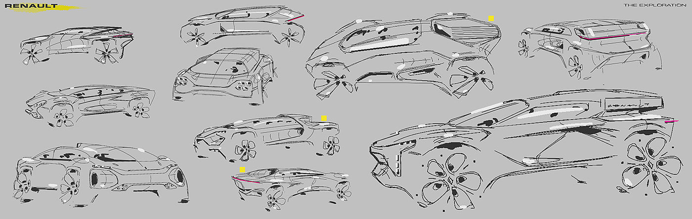Dudu Beard，Reno rVSV á，Automobile design，Streamlined design，Renault Rvsvá，