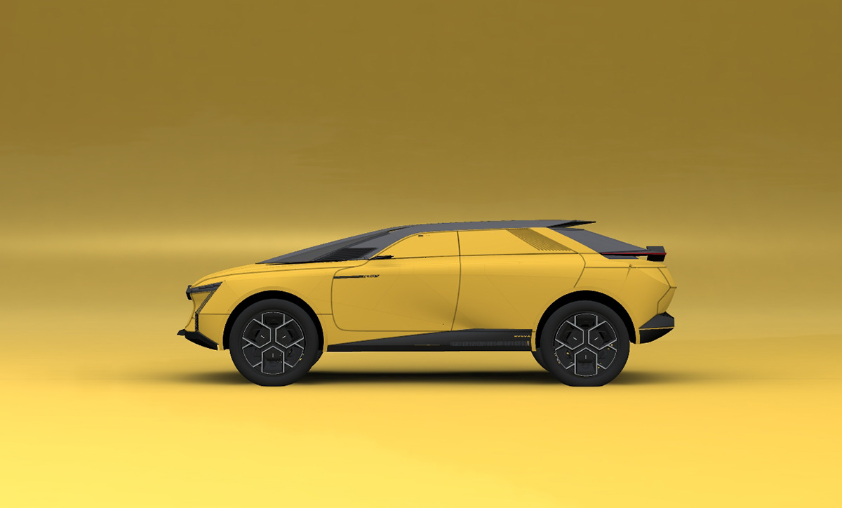 Dudu Beard，Reno rVSV á，Automobile design，Streamlined design，Renault Rvsvá，
